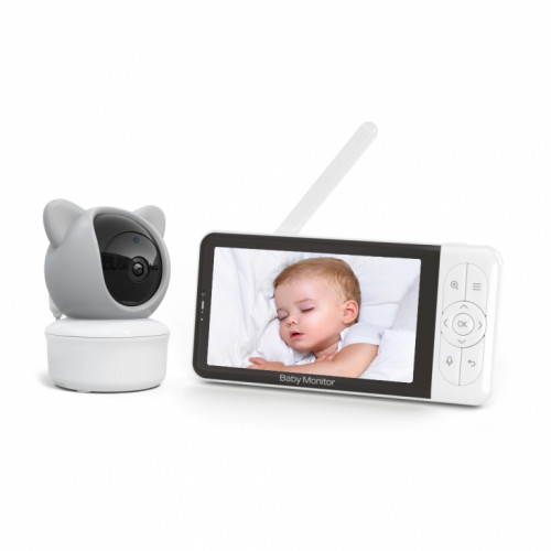 BEBE STARS ΕΝΔΟΕΠΙΚΟΙΝΩΝΙΑ ΜΕ ΠΕΡΙΣΤΡΕΦΟΜΕΝΗ ΚΑΜΕΡΑ KAI WIFI BEBESTARS 5″ 9507