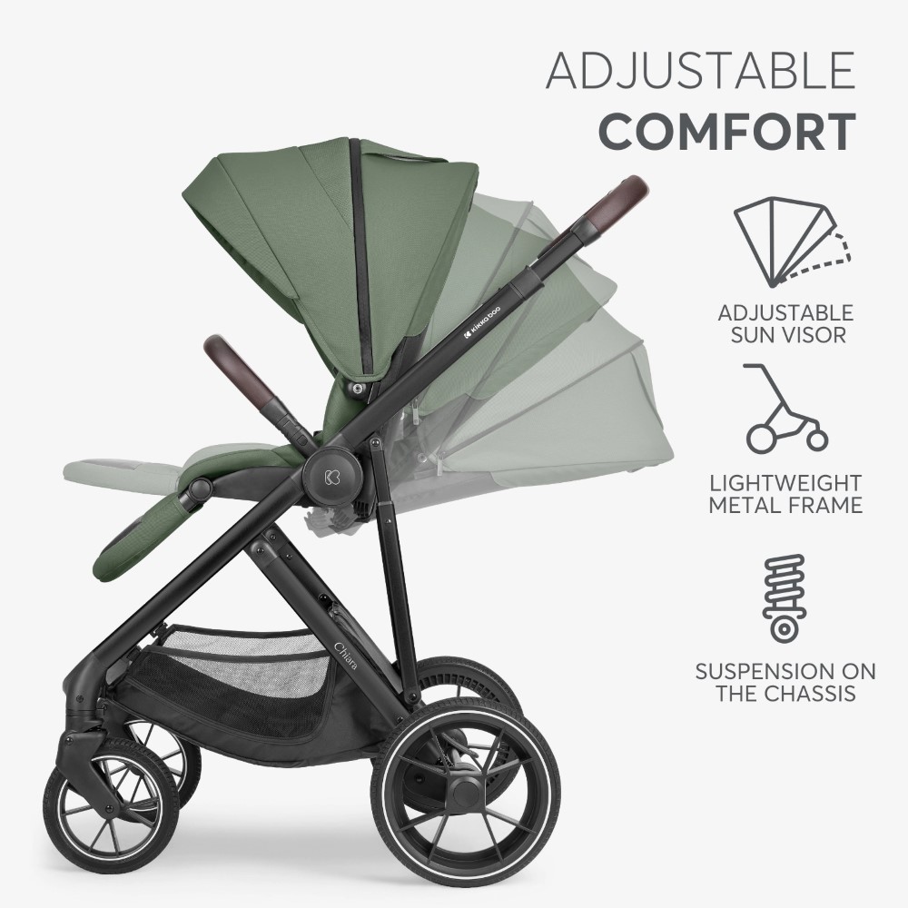 Γνωρίστε το CHIARA – ένα κομψό και λειτουργικό σύστημα ταξιδιού 3 σε 1, σχεδιασμένο να προσαρμόζεται αβίαστα στις ανάγκες του μωρού σας από τη γέννηση έως και 22 κιλά.