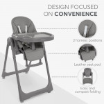 Η φωτογραφία δείχνει Κάντε την ώρα του γεύματος άνετη και βολική με την καρεκλάκι φαγητού PASTELLO 2, σχεδιασμένη προσεκτικά για παιδιά από την ηλικία που κάθονται έως και 36 μηνών.