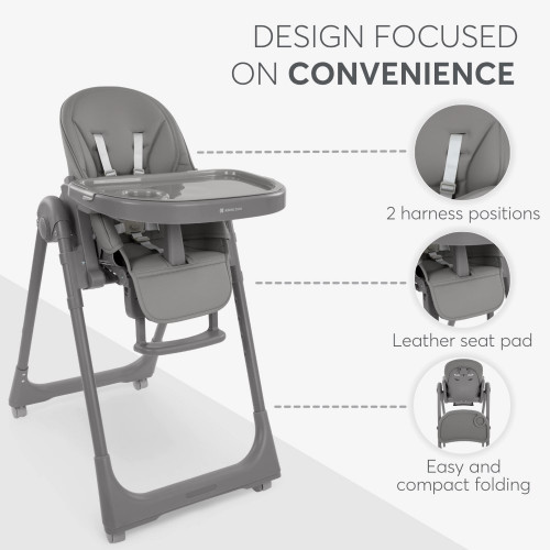 KIKKA BOO ΚΑΡΕΚΛΑΚΙ ΦΑΓΗΤΟΥ PASTELLO 2 GREY 31004010189