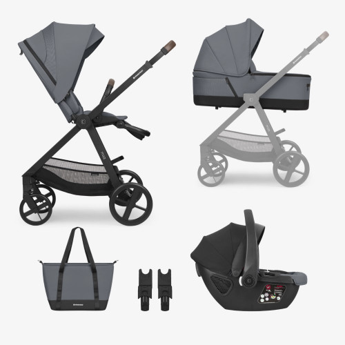 KIKKA BOO ΠΟΛΥΚΑΡΟΤΣΙ ΜΕ ΚΑΛΑΘΟΥΝΑ ΚΑΙ ΚΑΘΙΣΜΑ ΑΥΤΟΚΙΝΗΤΟΥ MIA GREY 31001010264