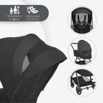 Ανακαλύψτε το MIA – ένα εκλεπτυσμένο και αξιόπιστο σύστημα καροτσιού 3 σε 1, σχεδιασμένο να συνοδεύει το παιδί σας από νεογέννητο έως 22 κιλά.