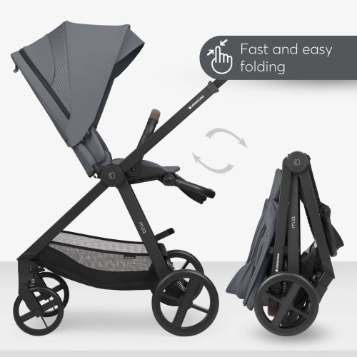 KIKKA BOO ΠΟΛΥΚΑΡΟΤΣΙ ΜΕ ΚΑΛΑΘΟΥΝΑ ΚΑΙ ΚΑΘΙΣΜΑ ΑΥΤΟΚΙΝΗΤΟΥ MIA GREY 31001010264