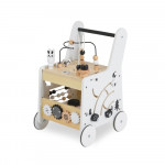 Η φωτογραφία δείχνει Υποστηρίξτε τα πρώτα βήματα του παιδιού σας με αυτό το ξύλινο παιχνίδι στράτας μωρού από την Moni Toys, κατασκευασμένο από υλικά υψηλής ποιότητας.