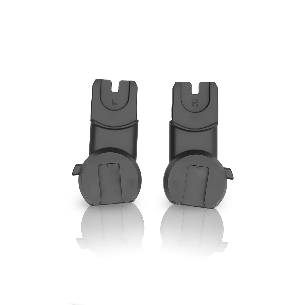 Η φωτογραφία δείχνει Car Seat Adaptors Dovadi: Μετατρέψτε το καρότσι σας σε ένα πρακτικό σύστημα μεταφοράς!Απολαύστε την απόλυτη ευελιξία στις μετακινήσεις σας με τους αντάπτορες καθισμάτων αυτοκινήτου Dovadi.