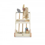 Η φωτογραφία δείχνει Εμπνεύστε τους μικρούς βοηθούς στο σπίτι με αυτό το ξύλινο καρότσι καθαρισμού Moni Toys με ρεαλιστικό σχεδιασμό από την Moni Toys! Αυτό το παιχνίδι μετατρέπει το καθάρισμα σε ένα διασκεδαστικό και εκπαιδευτικό παιχνίδι, βοηθώντας στην ανάπτυξη της φαντασίας, των κινητικών δεξιοτ