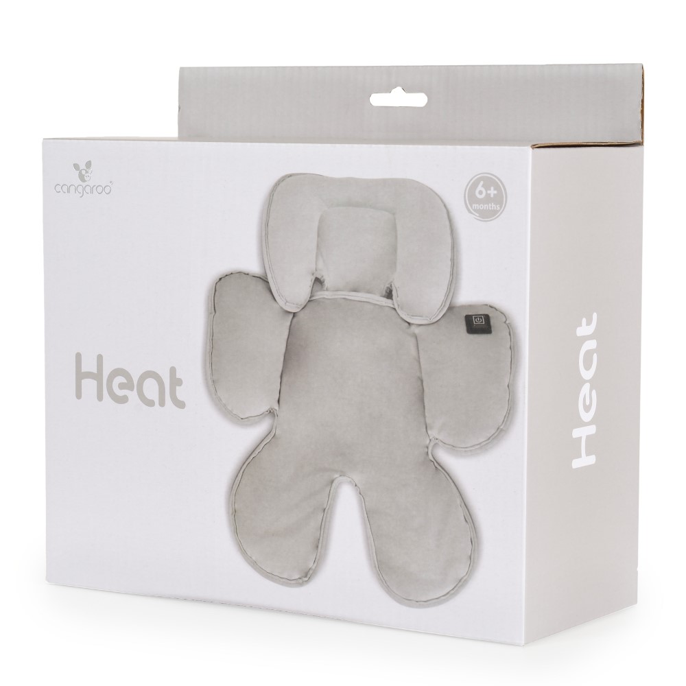 Η φωτογραφία δείχνει Το θερμαντικό μαξιλάρι Heat για καρότσι της Cangaroo παρέχει ζεστασιά και άνεση κατά τη διάρκεια των κρύων περιπάτων.