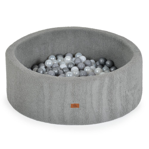 MONI TOYS ΜΑΛΑΚΗ ΠΙΣΙΝΑ ΜΕ 200 ΜΠΑΛΕΣ BOUCLE GREY COLOR 3801005602124
