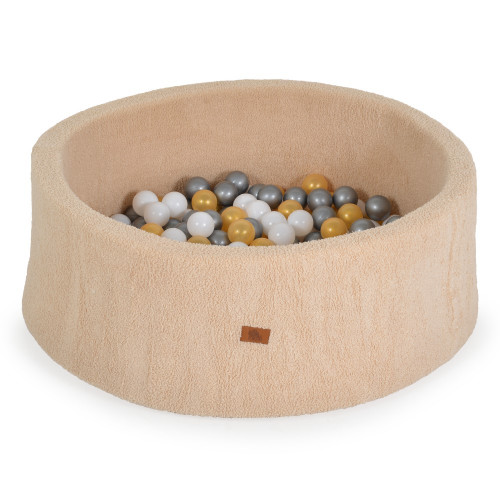 MONI TOYS ΜΑΛΑΚΗ ΠΙΣΙΝΑ ΜΕ 200 ΜΠΑΛΕΣ BOUCLE BEIGE COLOR 3801005602155