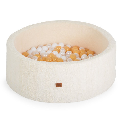 MONI TOYS ΜΑΛΑΚΗ ΠΙΣΙΝΑ ΜΕ 200 ΜΠΑΛΕΣ BOUCLE IVORY COLOR 3801005602131