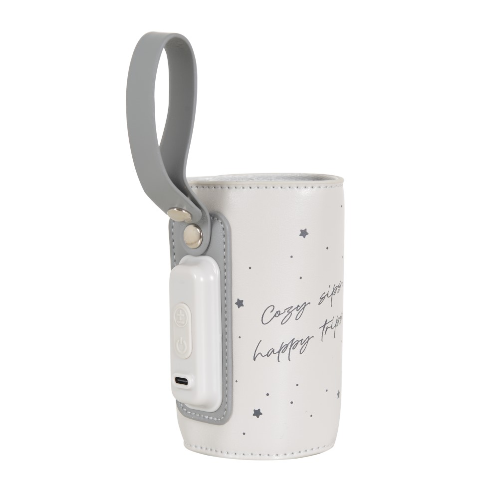 Ο φορητός θερμαντήρας μπιμπερό Thermo, Cangaroo λειτουργεί μέσω καλωδίου USB-C (Τύπου-C) και μπορεί να συνδεθεί σε αυτοκίνητο, power bank ή φορητό υπολογιστή.