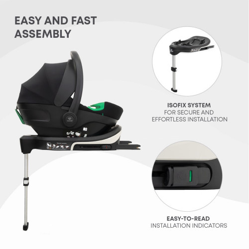 DOVADI ΚΑΘΙΣΜΑ ΑΥΤΟΚΙΝΗΤΟΥ I-SIZE 40-87CM NANO MIDNIGHT BLACK 5203682340029