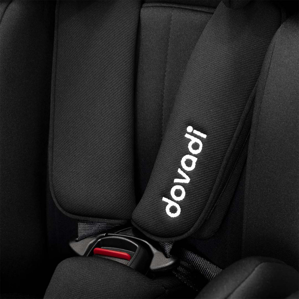 Η φωτογραφία δείχνει Ανακαλύψτε το Dovadi iQ 360° i-Size: Το έξυπνο κάθισμα αυτοκινήτου που συνδυάζει την ασφάλεια από τη γέννηση, την πρακτικότητα της περιστροφής 360° και την καινοτομία του έξυπνου συστήματος προειδοποίησης.