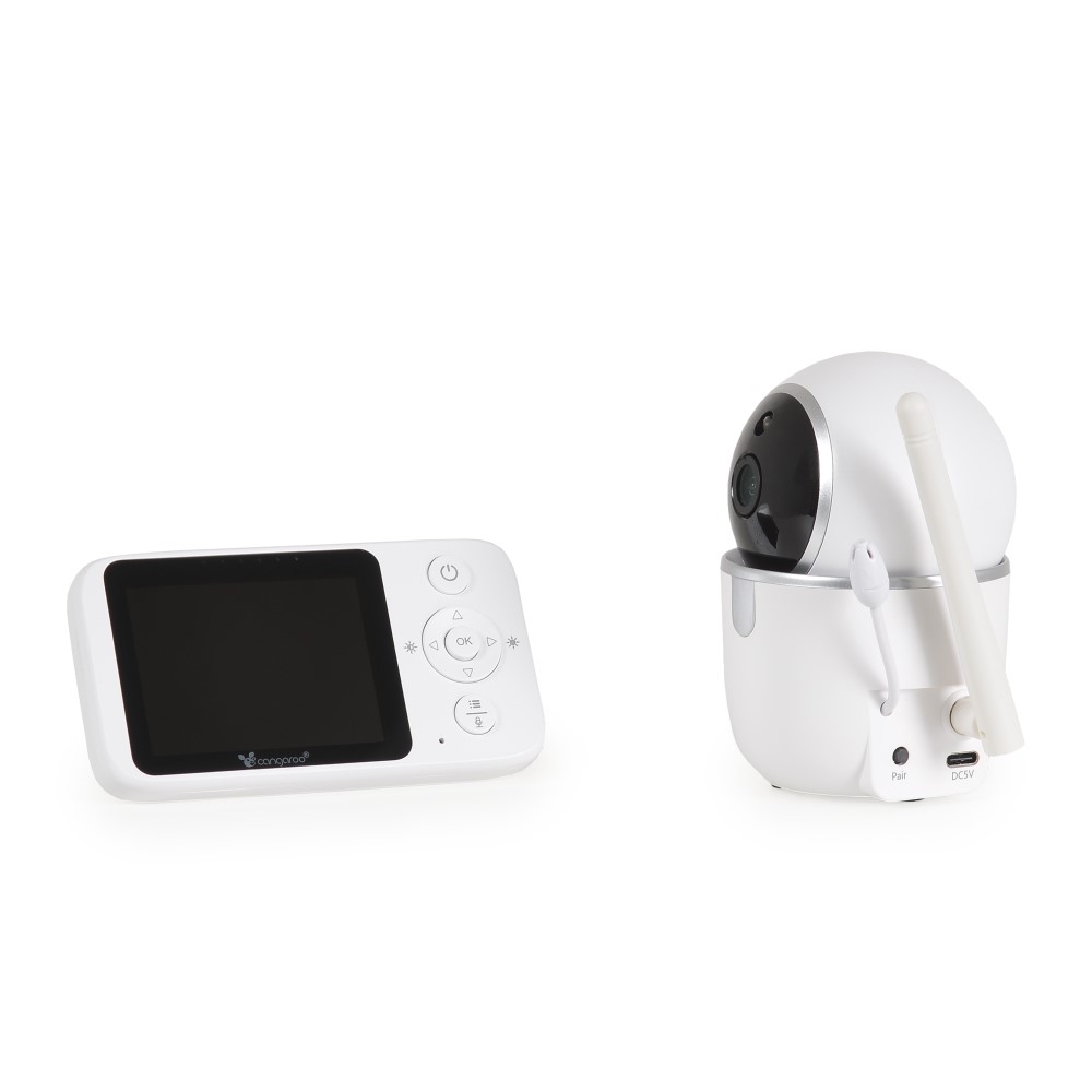 Βιντεο-μόνιτορ μωρού Callisto από την Cangaroo – Ηρεμία, Σύνδεση και ΑσφάλειαΤο Callisto είναι ένα έξυπνο βιντεο-μόνιτορ μωρού που σας επιτρέπει να παρακολουθείτε, να ακούτε και να επικοινωνείτε με το μωρό σας ανά πάσα στιγμή.