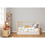 Βρεφικό κατωσέντονο κούνιας, διαστάσεων 70Χ140Χ15 cm, με λάστιχο.