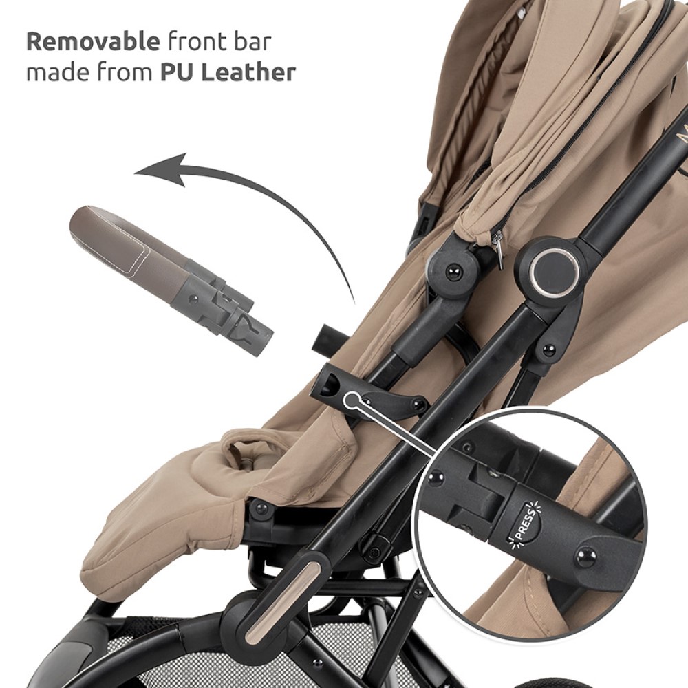 ΚΑΡΟΤΣΙ ΒΟΛΤΑΣ ΤΗΣ ΕΤΑΙΡΕΙΑΣ LORELLI ΜΕ ΑΥΤΟΜΑΤΟ ΚΛΕΙΣΙΜΟ ΚΑΙ 360' ΠΕΡΙΣΤΡΕΦΟΜΕΝΟ ΚΑΘΙΣΜΑ.