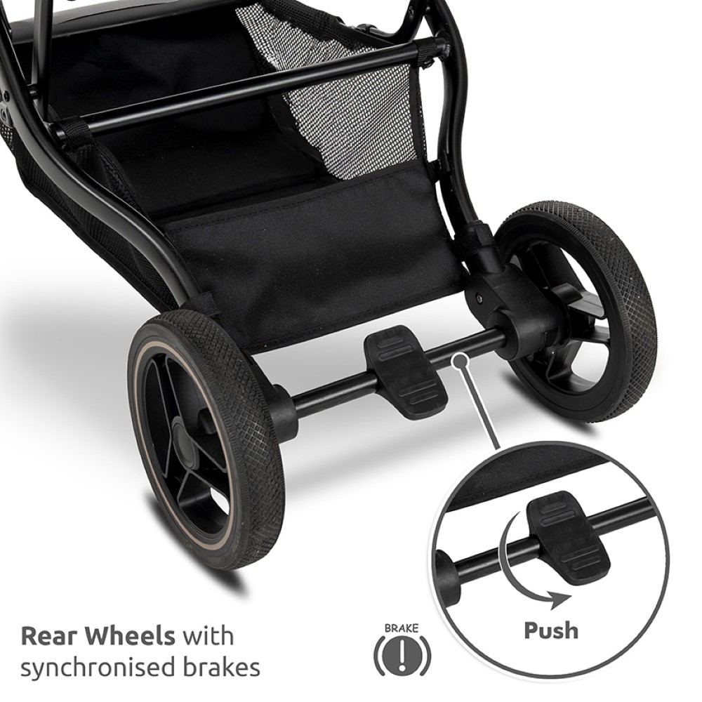 ΚΑΡΟΤΣΙ ΒΟΛΤΑΣ ΤΗΣ ΕΤΑΙΡΕΙΑΣ LORELLI ΜΕ ΑΥΤΟΜΑΤΟ ΚΛΕΙΣΙΜΟ ΚΑΙ 360' ΠΕΡΙΣΤΡΕΦΟΜΕΝΟ ΚΑΘΙΣΜΑ.