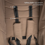 ΚΑΡΟΤΣΙ ΒΟΛΤΑΣ ΤΗΣ ΕΤΑΙΡΕΙΑΣ LORELLI ΜΕ ΑΥΤΟΜΑΤΟ ΚΛΕΙΣΙΜΟ ΚΑΙ 360' ΠΕΡΙΣΤΡΕΦΟΜΕΝΟ ΚΑΘΙΣΜΑ.