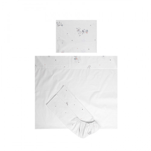 LORELLI ΣΕΤ ΒΡΕΦΙΚΑ ΣΕΝΤΟΝΙΑ ΚΟΥΝΙΑΣ TINY DREAM TRIO 70/140 WHITE GIRAFFE 20801206301