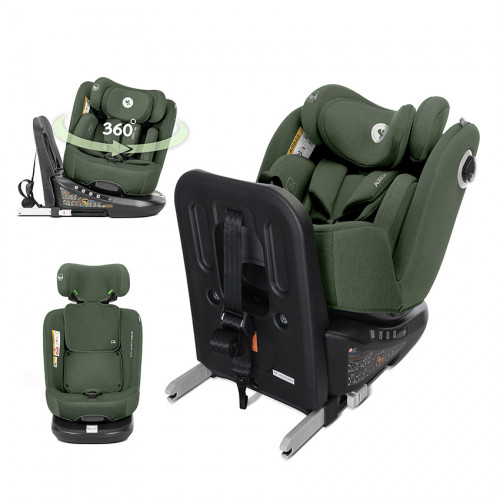 LORELLI ΚΑΘΙΣΜΑ ΑΥΤΟΚΙΝΗΤΟΥ Anti Rebound ISOFIX 360 AURIGA 40-150CM GREEN 10072102602