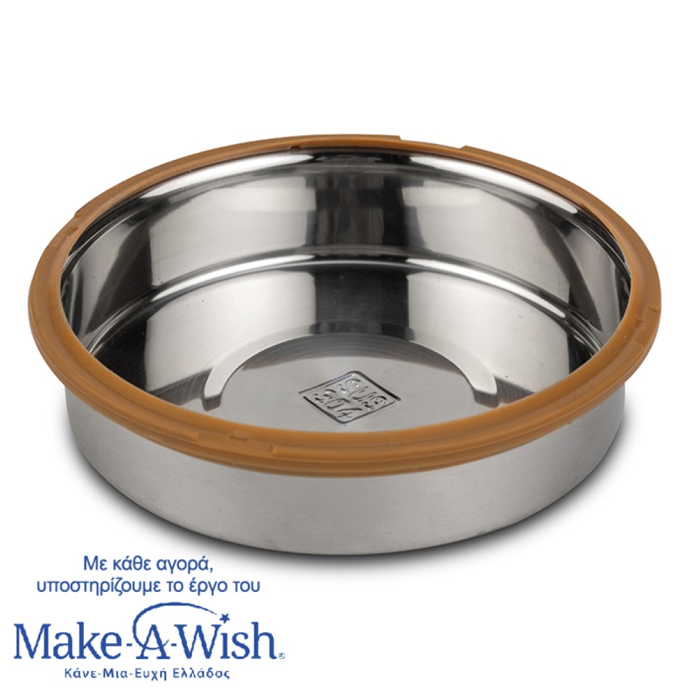 Η φωτογραφία δείχνει Με το ανοξείδωτο στρογγυλό δοχείο φαγητού ‘’We Care’’ της Nava μπορείτε να απολαμβάνετε το φαγητό ή το σνακ σας, όπου κι αν βρίσκεστε.