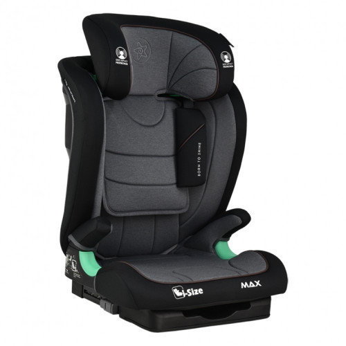 BEBE STARS ΚΑΘΙΣΜΑ ΑΥΤΟΚΙΝΗΤΟΥ MAX ISOFIX I-SIZE 100-150cm GREY 936-186