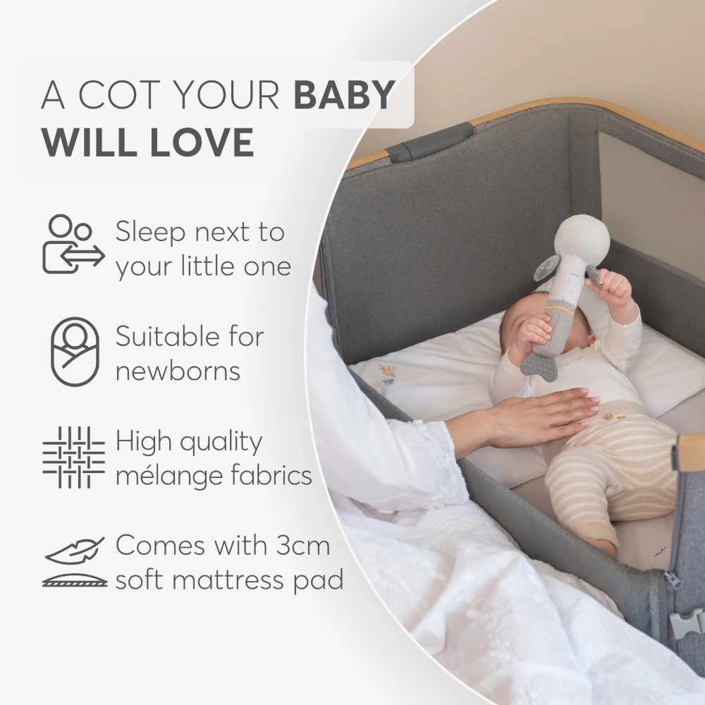 KIKKA BOO NANNA 2 ένα πρακτικό και κομψό λίκνο σχεδιασμένο να παρέχει ασφάλεια και άνεση στα νεογέννητα, προσφέροντας παράλληλα ευκολία στους γονείς.