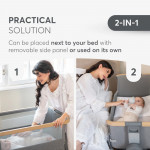 KIKKA BOO NANNA 2 ένα πρακτικό και κομψό λίκνο σχεδιασμένο να παρέχει ασφάλεια και άνεση στα νεογέννητα, προσφέροντας παράλληλα ευκολία στους γονείς.