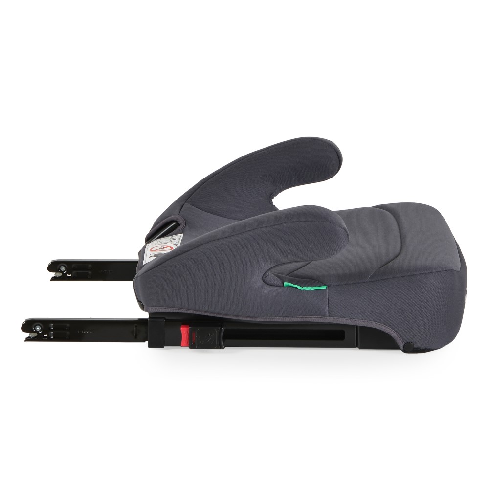 Η φωτογραφία δείχνει Το κάθισμα αυτοκινήτου i-Race της Moni έχει σχεδιαστεί για παιδιά με ύψος από 100 έως 150 cm, σύμφωνα με το τελευταίο πρότυπο ασφαλείας R129/i-Size.