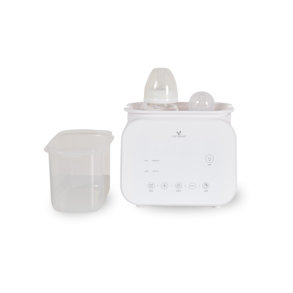 Η φωτογραφία δείχνει Θερμαντήρας μπιμπερό Tummy 4 σε 1 – μια πολυλειτουργική λύση για γονείς που φροντίζουν το μωρό σας.