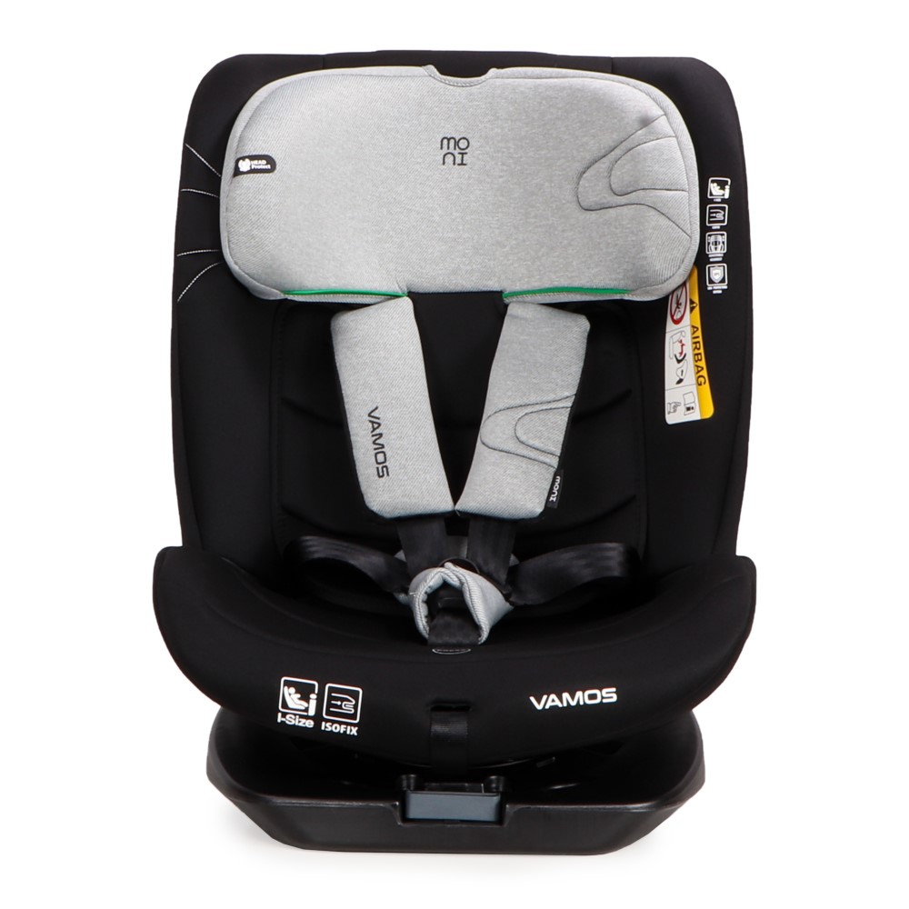 Η φωτογραφία δείχνει Χαρίστε στο παιδί σας ένα ασφαλές και άνετο ταξίδι με το κάθισμα αυτοκινήτου Vamos της Moni.