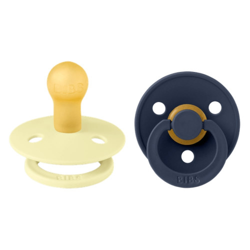 BIBS ΣΕΤ ΠΙΠΙΛΕΣ 2ΤΜΧ – COLOUR – DUSKY LUNA/DEEP SPACE – ΣΤΡΟΓΓΥΛΗ No2