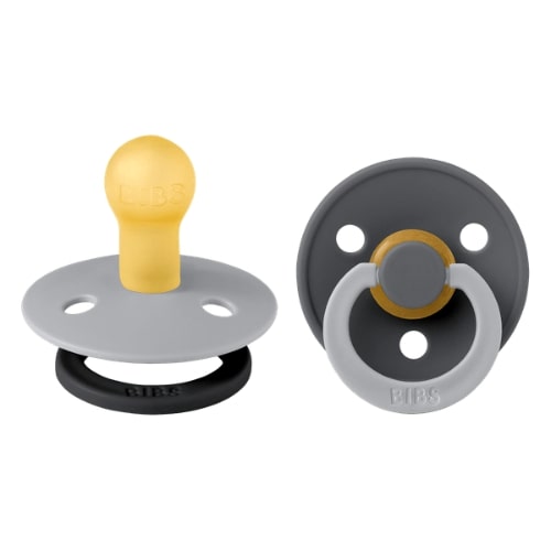 BIBS ΣΕΤ ΠΙΠΙΛΕΣ 2ΤΜΧ – COLOUR – FUSION CLOUD/IRON – ΣΤΡΟΓΓΥΛΗ No2