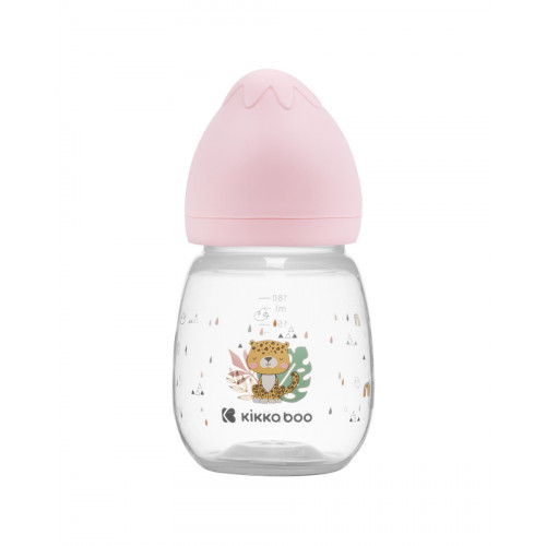 KIKKA BOO ΜΠΙΜΠΕΡΟ ΠΛΑΣΤΙΚΟ PP 180ML SAVANNA PINK 31302020095