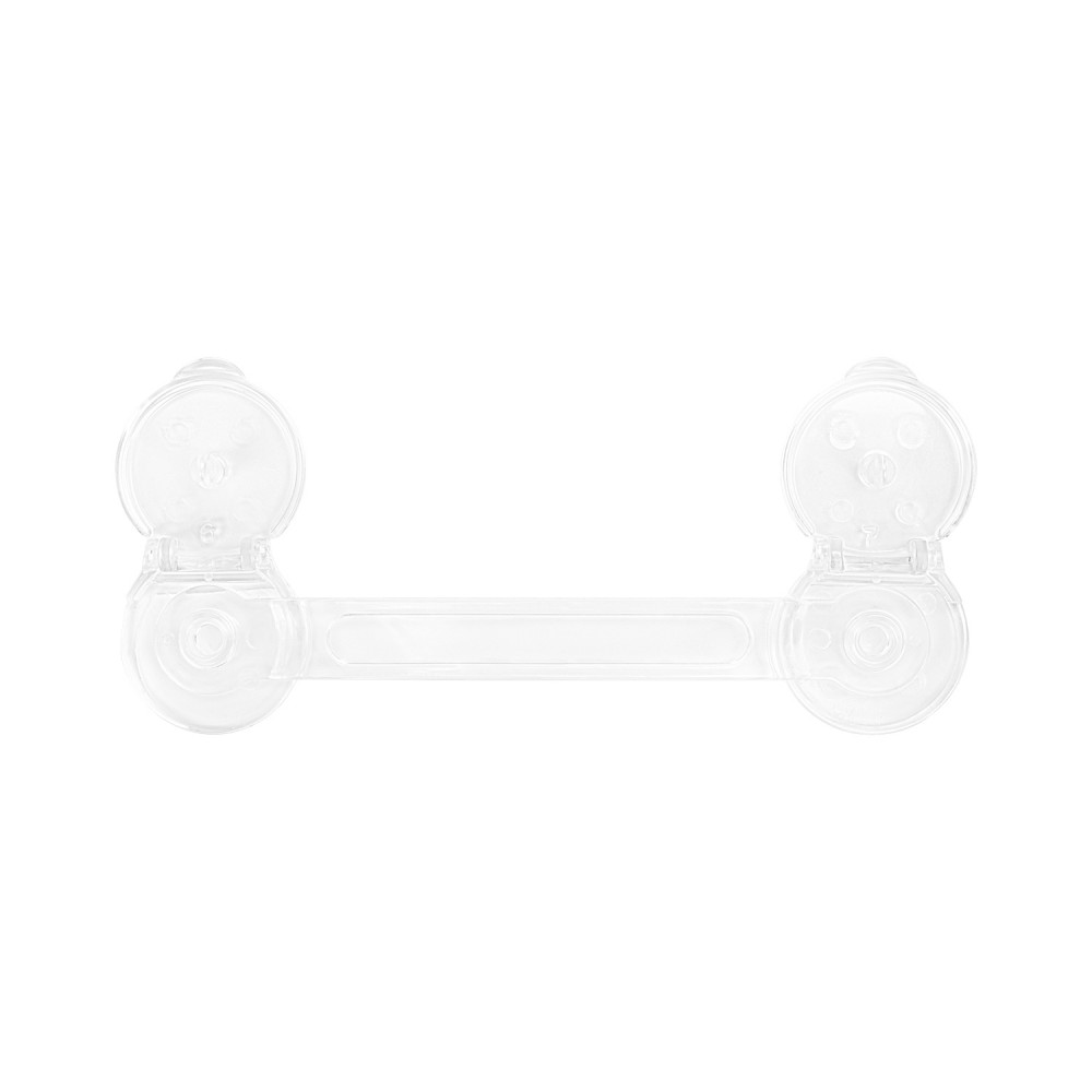 Σας βοηθάει να ασφαλίσετε τα έπιπλα σας από τα παιδιά Για λείες αλλά και καμπυλωτές επιφάνειες2 τεμάχιαΔιαστάσεις:  15.