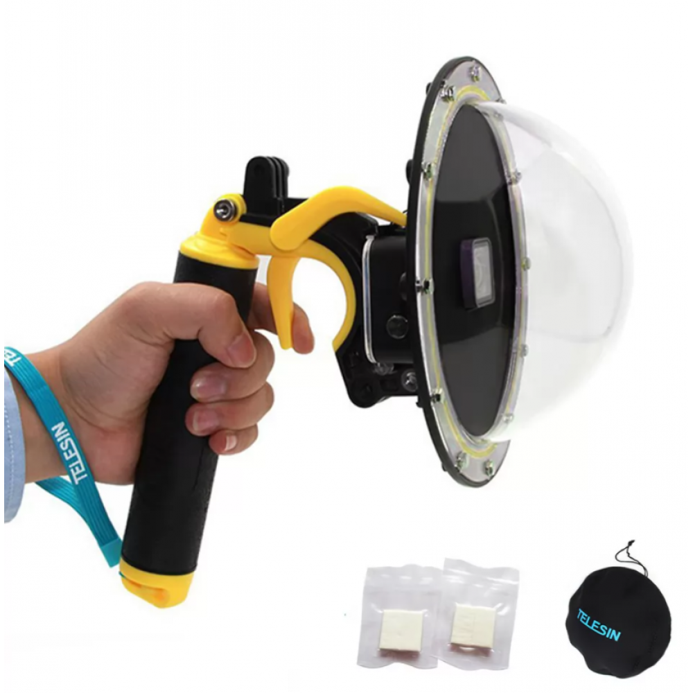 TELESIN Υποβρύχια θήκη Dome Port για GoPro Hero 8 (GP-DMP-T08)