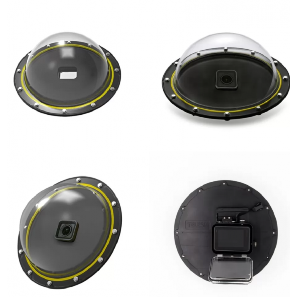 TELESIN Υποβρύχια θήκη Dome Port για GoPro Hero 8 (GP-DMP-T08)