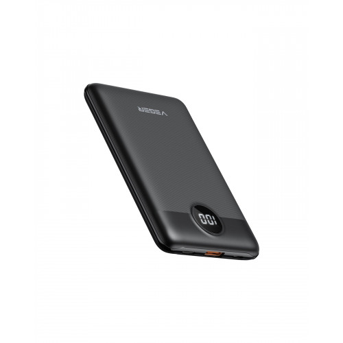 Veger Power Bank S11 VP1140 10000mAh Μαύρο (6970453554181)