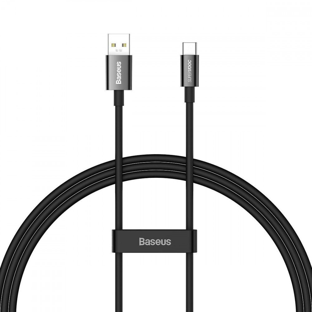 Baseus Superior USB 2.0 Cable USB-C male - USB-A male Μαύρο 1m (CAYS000901) Baseus Superior USB 2.0 Cable USB-C male - USB-A male Μαύρο 1m (CAYS000901)