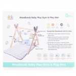 Το στρωματάκι παιχνιδιού δραστηριότητας είναι με 3 θέσεις παιχνιδιού - στην πλάτη, στην κοιλιά και σε καθιστή θέση.