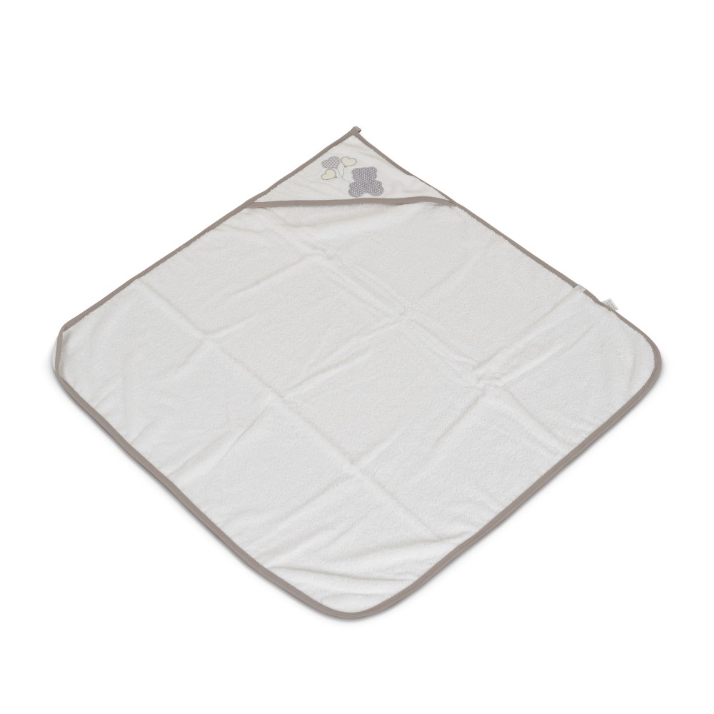 Μαλακή και απαλή πετσέτα μωρού από 100% βαμβάκι, διαστάσεων 75x75 cm.