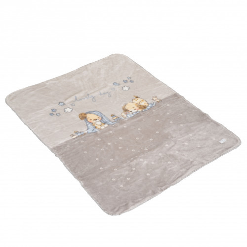 CANGAROO ΚΟΥΒΕΡΤΑ ΦΛΙΣ ΚΟΥΝΙΑΣ 110/140CM SOFTY LOVELY DAY GREY 3800146271176
