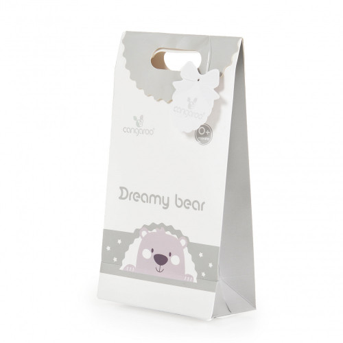 CANGAROO ΒΡΕΦΙΚΗ ΚΟΥΒΕΡΤΑ ΑΓΚΑΛΙΑΣ ΦΛΙΣ 70/100CM DREAMY BEAR GREY 3800146271039