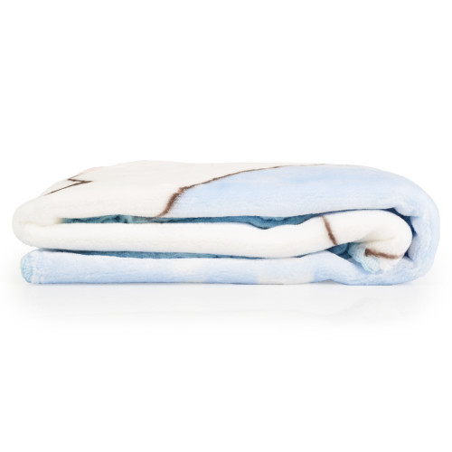 CANGAROO ΒΕΛΟΥΔΙΝΗ ΚΟΥΒΕΡΤΑ ΑΓΚΑΛΙΑΣ 80/110CM SOFTY SWEET HUGS BLUE 3800146271190