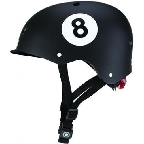 Globber Κράνος Elite Lights XS/S (48-53cm) Black 8 Ball 507-120