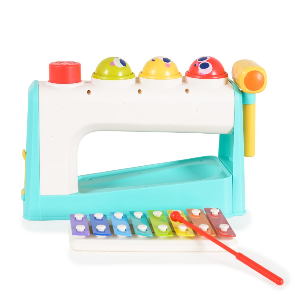 Η φωτογραφία δείχνει Μουσικό εκπαιδευτικό παιχνίδι δραστηριοτ΄ήτωνΔιασκεδαστικό χτύπημα, κυλιόμενο παιχνίδι,Οκτάτονο ξυλόφωνο για μουσική διαφώτιση.