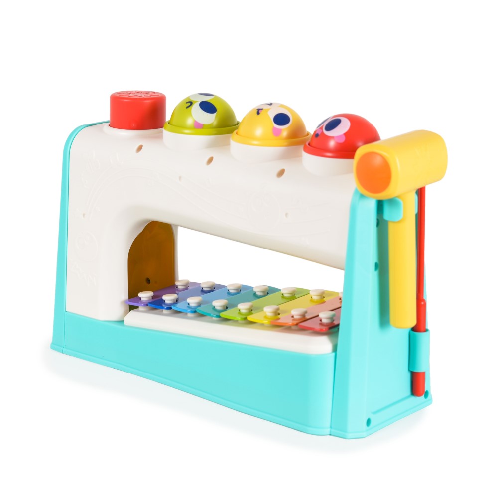 Η φωτογραφία δείχνει Μουσικό εκπαιδευτικό παιχνίδι δραστηριοτ΄ήτωνΔιασκεδαστικό χτύπημα, κυλιόμενο παιχνίδι,Οκτάτονο ξυλόφωνο για μουσική διαφώτιση.