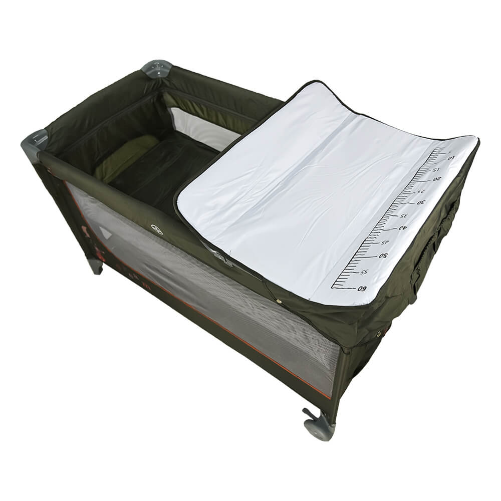 Η φωτογραφία δείχνει Το νέο παρκοκρέβατο Dreamer της Bebe Stars είναι ιδανικό για το σπίτι, αλλά και για μία εξόρμηση με το παιδί σας, καθώς είναι άνετο με μοντέρνο σχεδιασμό.