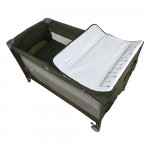 Η φωτογραφία δείχνει Το νέο παρκοκρέβατο Dreamer της Bebe Stars είναι ιδανικό για το σπίτι, αλλά και για μία εξόρμηση με το παιδί σας, καθώς είναι άνετο με μοντέρνο σχεδιασμό.