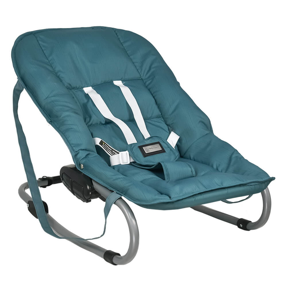 Η φωτογραφία δείχνει – Μοντέρνο ρηλάξ με ανατομική θέση, ιδανικό για νεογέννητα.